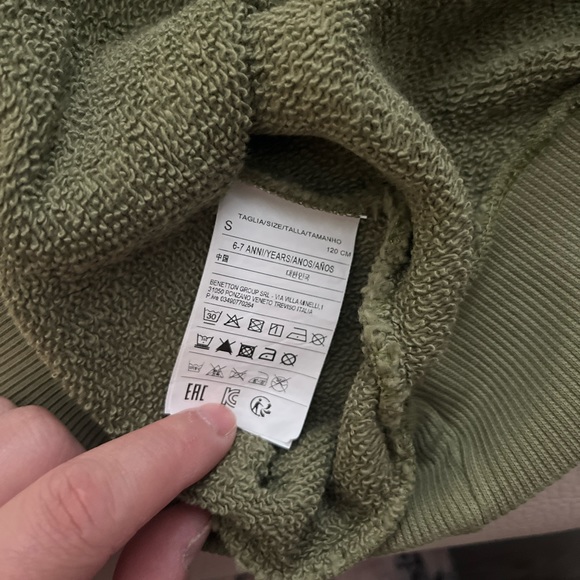 United Colors of Benetton x JCC+ Kids’ Hoodie - Size 6-7 Years Old - Picture 6 of 7